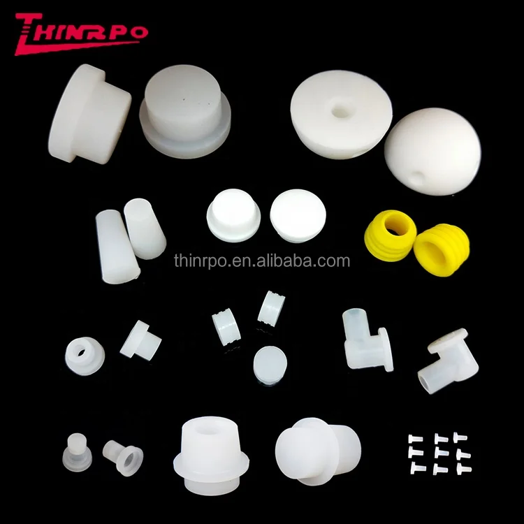 Custom Small Size Prevent Slippery Curtain Rod Rubber End Caps For