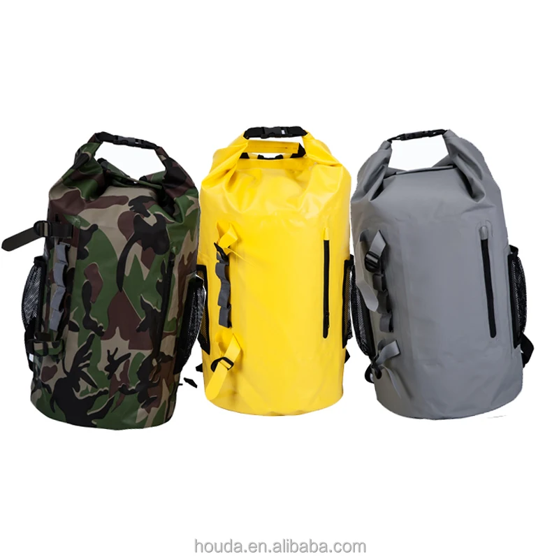 

30L High quality Tarpaulin waterproof kayak deck backpack dry sack camping dry bag