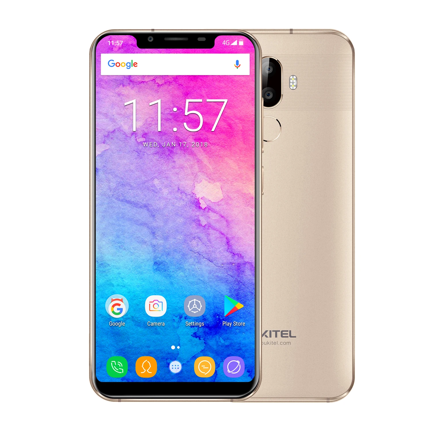 

New Product Oukitel U18 4000mAh Battery Android 7.0 13MP+5MP Camera SmartPhone