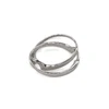 925 silver crossover design friendship unique rings women