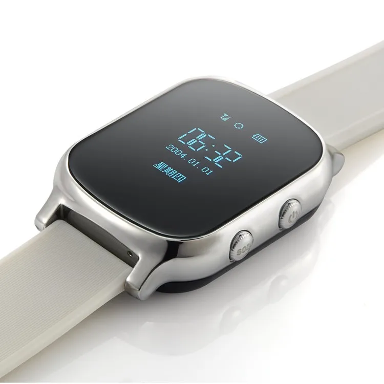 

Gift GPS Tracker Smart Watch T58 for Kids / Children GPS Bracelet Google Map Sos Button Tracker Gsm GPS Locator