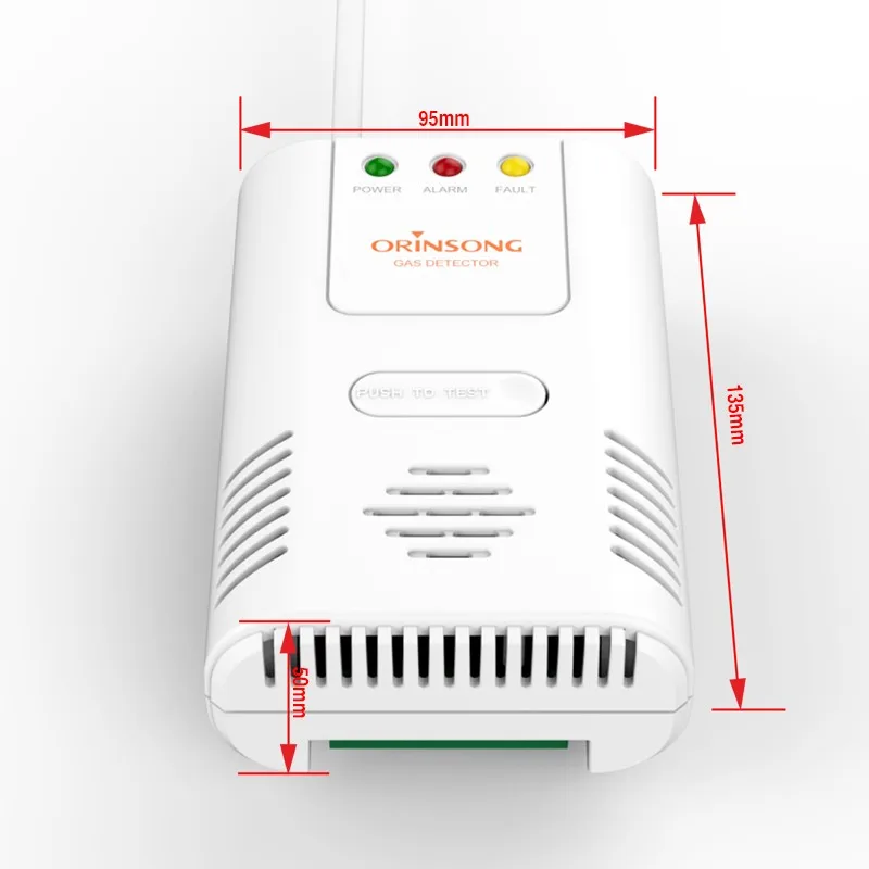 Factory Price Ac220v Standalone Portable Gas Detector With Shut off Valve Solenoid Valve For 