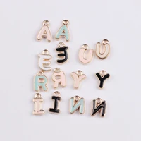 

Candy 26 capital letter enamel charms mix for diy jewelry christmas