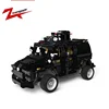 Toys military series building block electric 4 wheel drive RC car