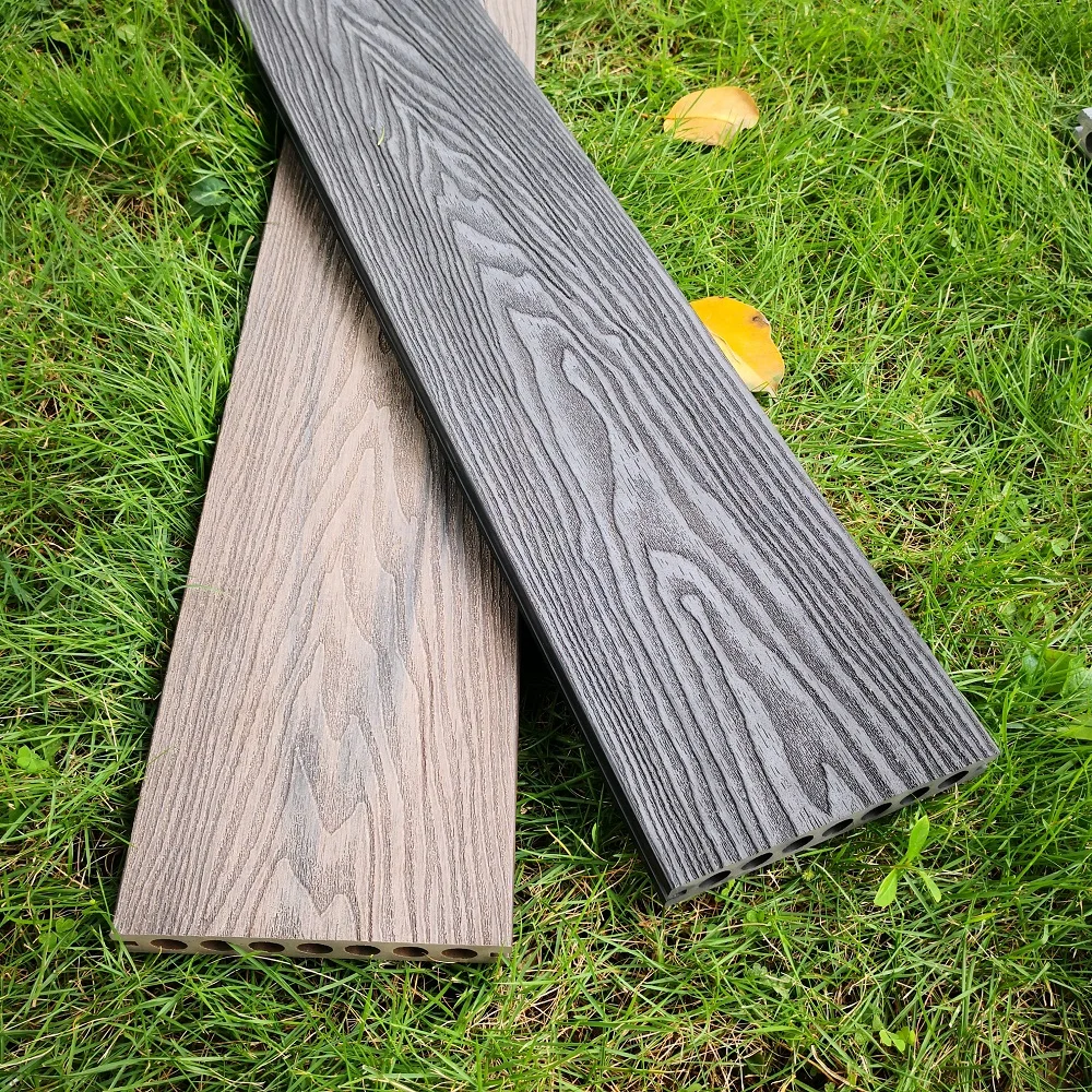 Antiuv Weather Resistant Wood Plastic Material Decking Floor Outdoor