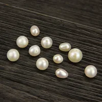 

XULIN natural gemstone beads loose fresh water pear 8 mm white color