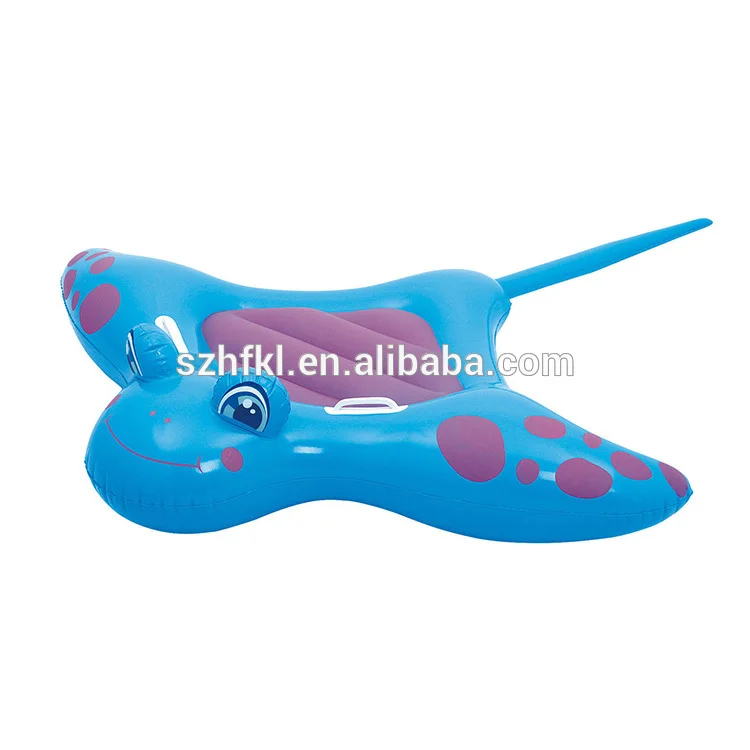 Cute Inflatable Stingray Rider Swimming Pool Fish Shaped Rider Toy Buy Swimming Pool Floating