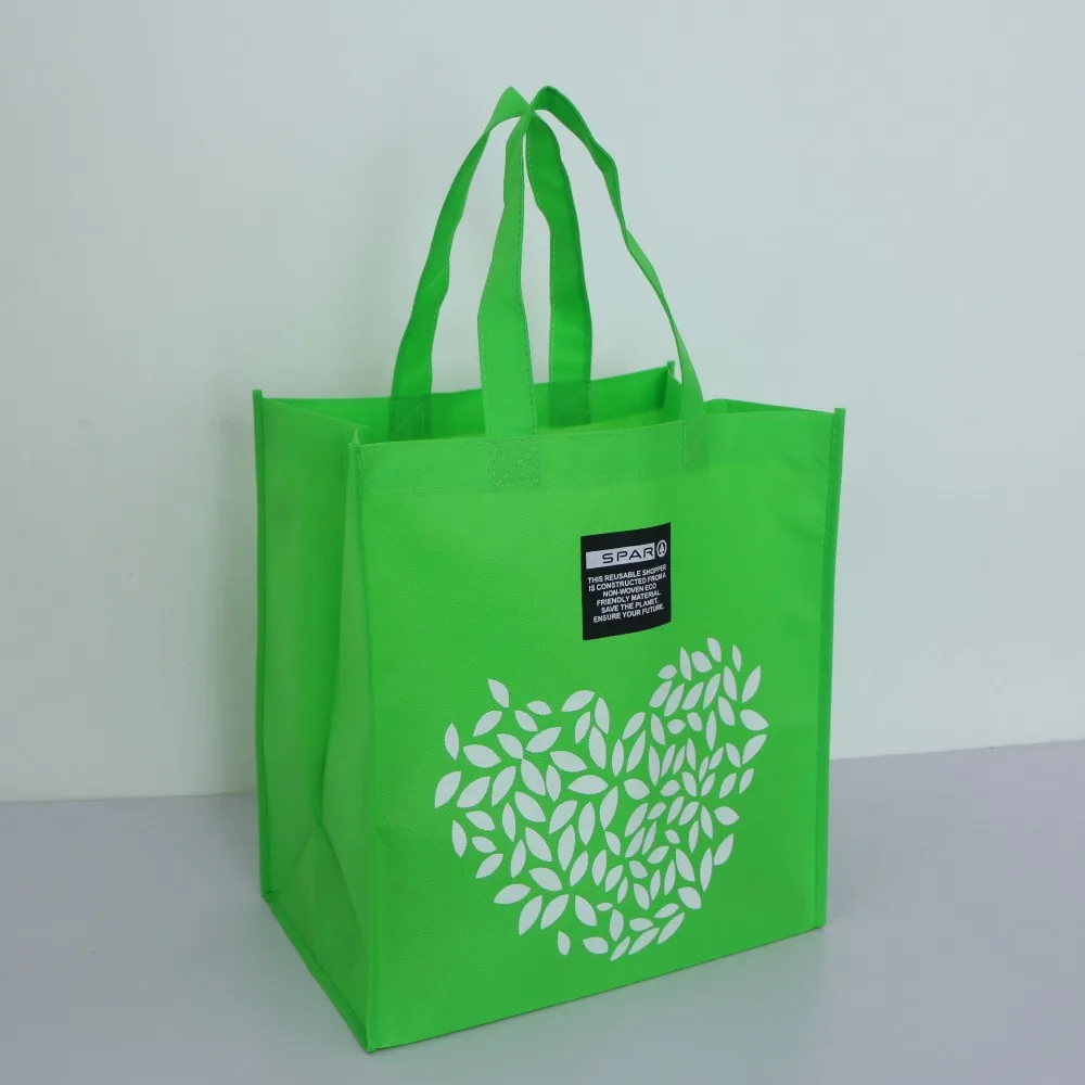 便宜的定制 80g 无纺布可重复使用的购物袋