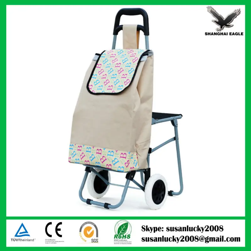 Shopping Trolley On Wheels Grocery Or Laundry Caddie Cart (directly