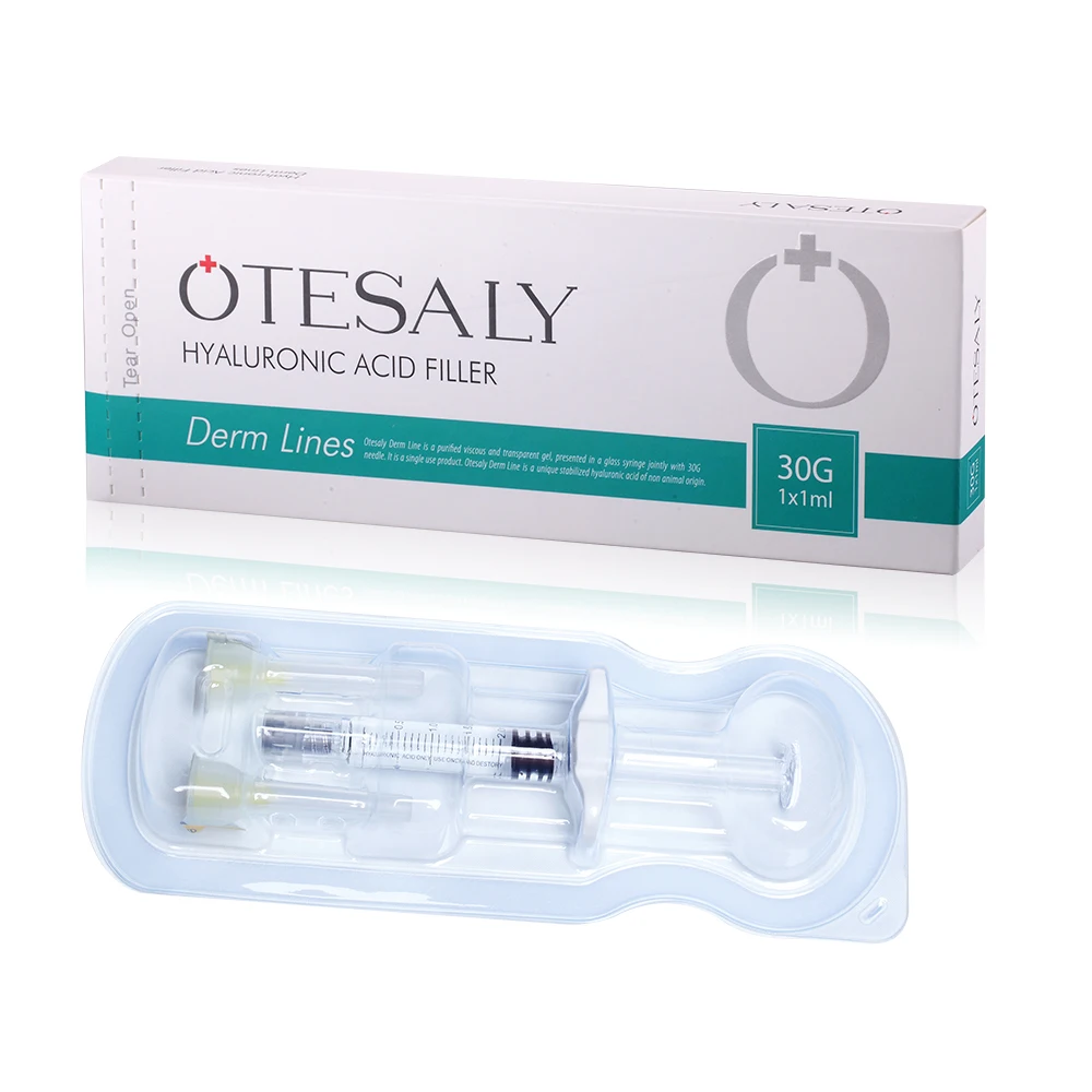 

1ml OTESALY Lips Volume Filler Injections Hyaluronic Acid Gel for Remove Wrinkles, Transparent