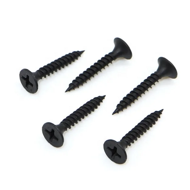
Hot Sales C1022A Black Fine Thread Drywall Screws 