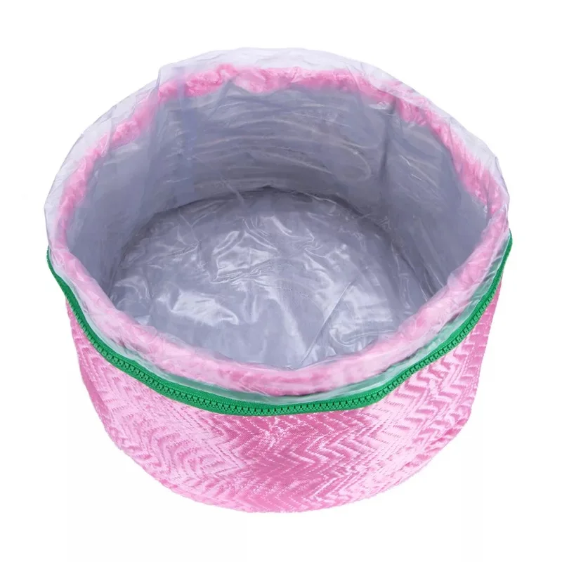 

Home Care Treatment Electric Heating Cap Hair Steamer Cap, Pink/red and so on
