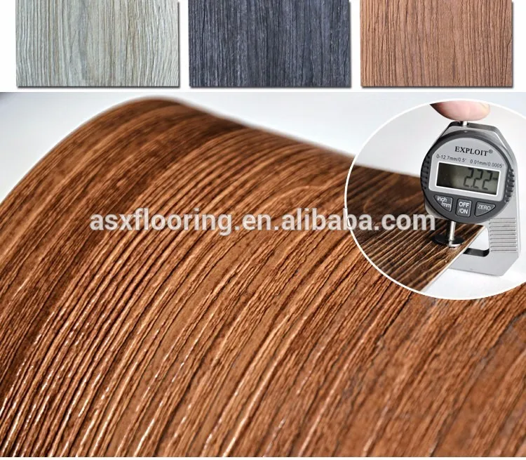 Self-Adhesive PVC Vinyl Floor Tiles / PVC Vinyl Flooring with Sticker