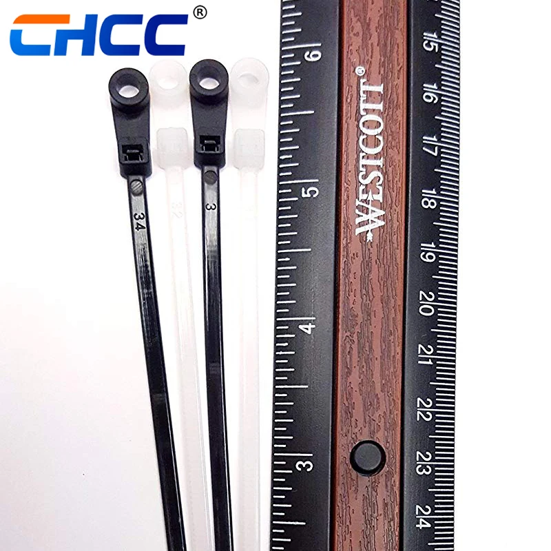 Wholesale Screw Tie Mount 100pcs Pa66 Nylon Screw Cable Ties With