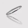 One Line Stone High Quality Wholesale Cheap Silver 925 Eternity Ring