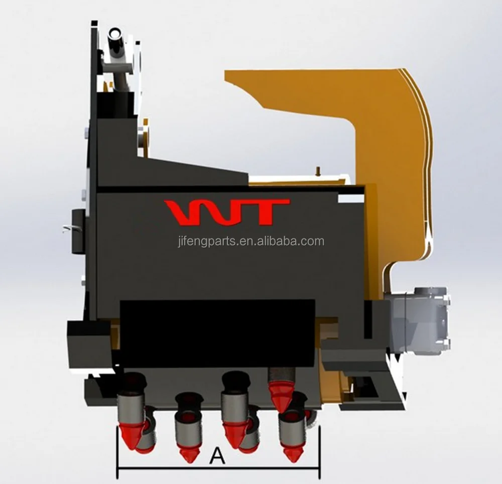 Rotary Drum Cutters With Transverse Cutting Heads (standard) Brush