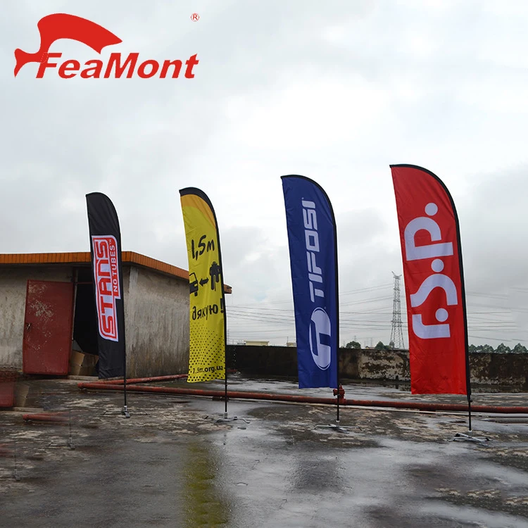Beach Flag For Advertising Promotion Bicycle Safety Flags Suitcase