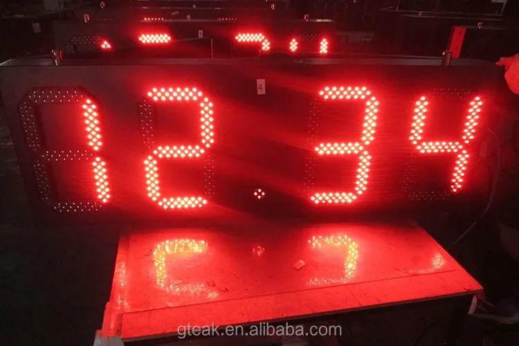 Custom Digital Number Led Display Board Outdoor Buy 7 Segment