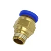 PC8-01 Air Straight 1/8'' Male 8mm Tube Push Fit Fitting Connector