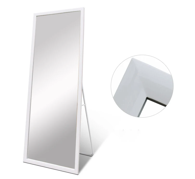 High standard aluminum framed dressing mirror floor standing mirror