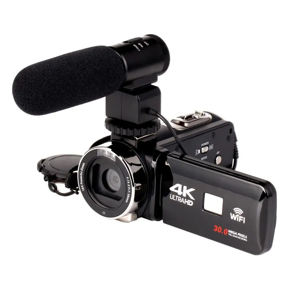  WZX Video Camera Camcorder, Full HD 30FPS 36MP 16X