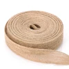 Rustic Organic Braided Jute Linen Flat Tape Rope Craft hessian Twine String Thick DIY Tools
