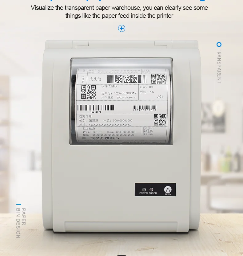 Thermal Label Sticker Printer Shipping Label Printer Waybill Printer