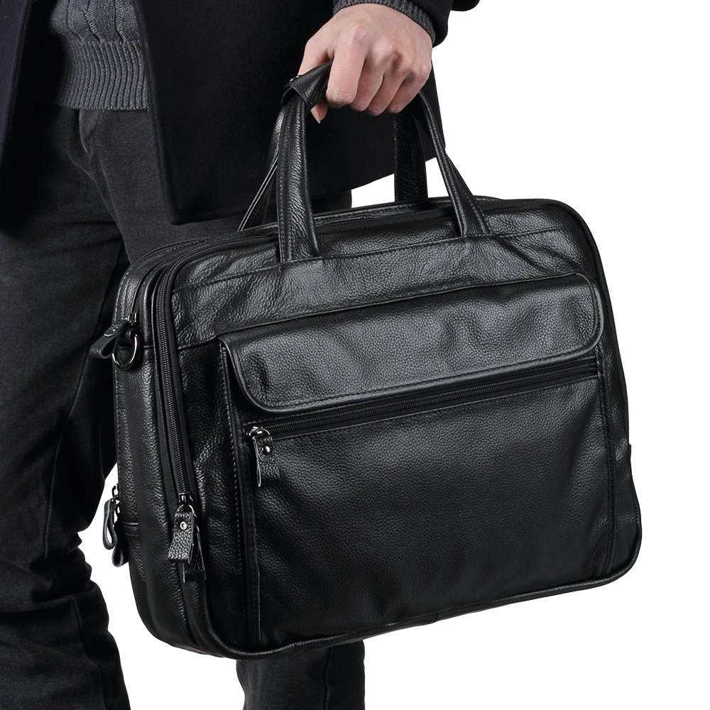 mens leather laptop bag 15.6 inch