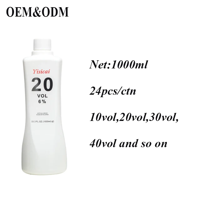 3,6,9,12 Fragrant Smell Professional Salon Use Hair Color Developer