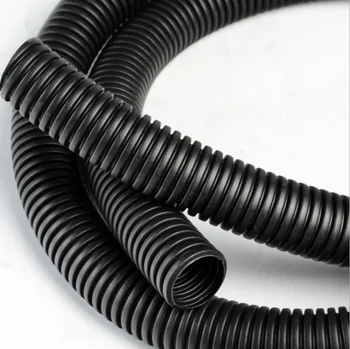 pvc electrical flexible conduit duct pp corrugated sleeve plastic pipe cable wire protection hose larger