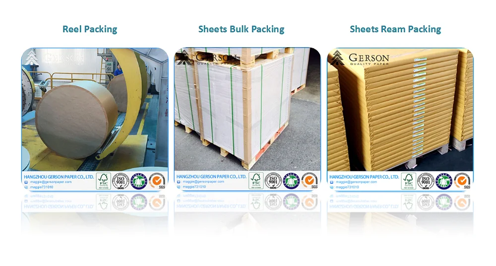 Cheap Price High Quality Duplex Paper Roll Coated Duplex Board Grey Back in Sheet