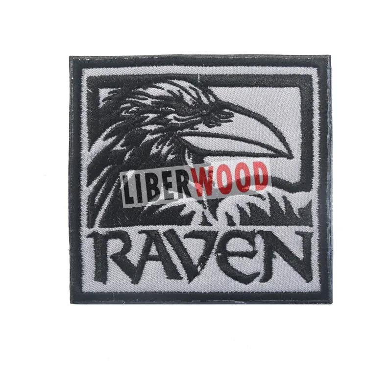 Patch Logo Ricamato termoadesivo Viking Rune yew Odin sorcellerie Alfabeto