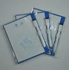 Magnetic refrigerator notepad with dry erase pen holder