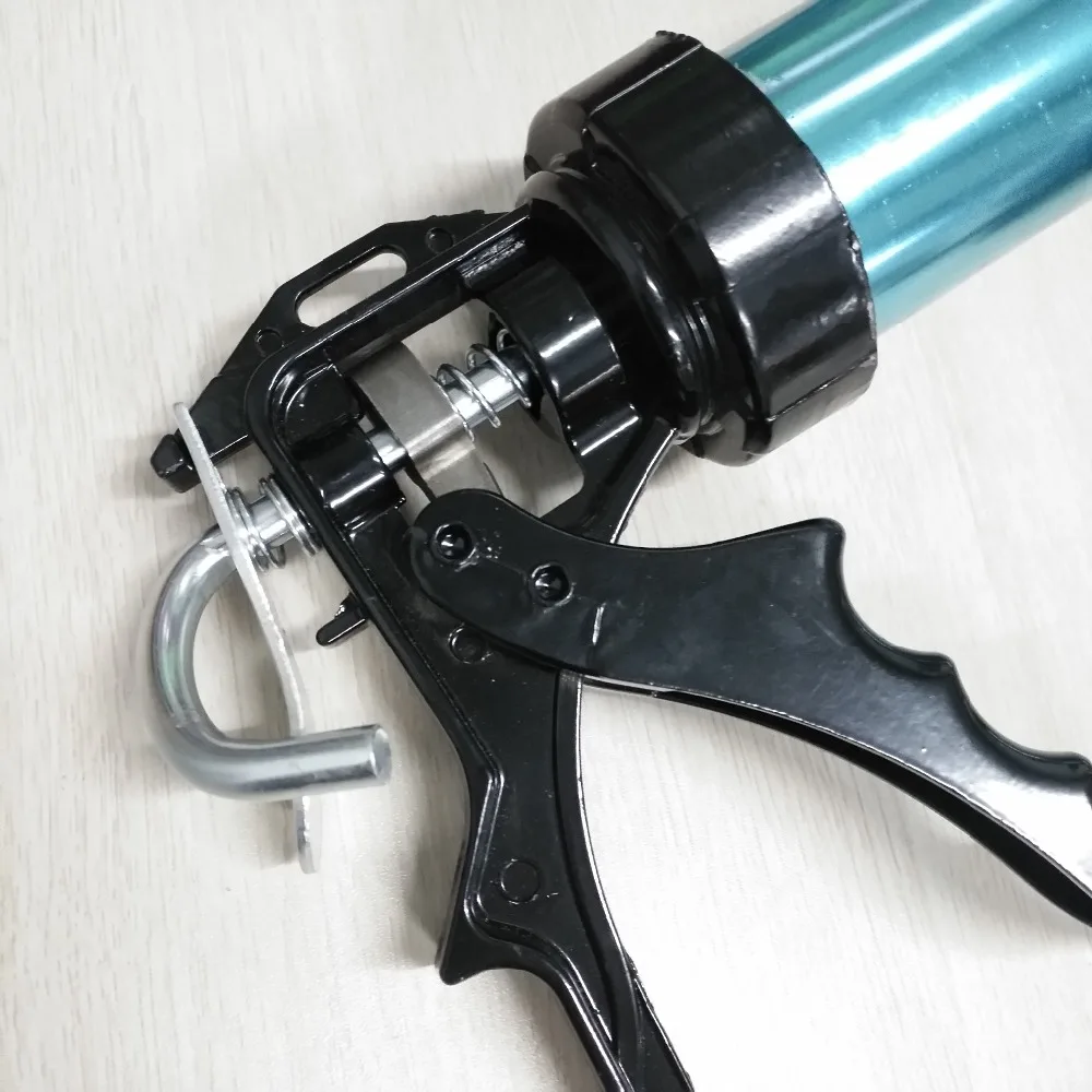
Manual Aluminum Tube Sausage Caulking Gun Silicone Cartridge Gun 