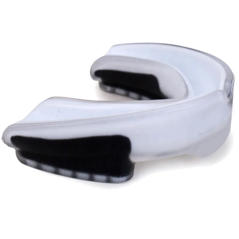 

QTMG-004 Senior and Junior Youth Boxing Gum Shield Gumshield Mundschutz Mouth Guard Mouthguard, Popular white+black+transparent, or any color as your request