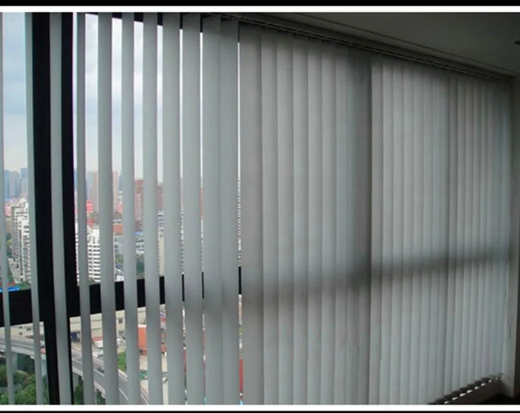 Luxury hotel curtains customized blackout PVC blinds slats