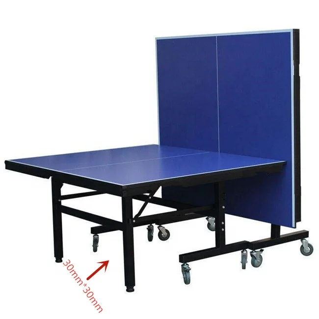 

Wholesale 25mm outdoor table tennis board folding movable table tennis table, Blue;custom color