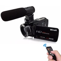 

Wifi Camcorder Full HD 1080P 30FPS Portable Digital Video Camera with External Microphone (HDV-Z20) Excellent Quality