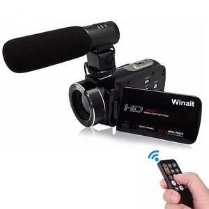 Full HD 1080P WiFi Camcorder External Microphone