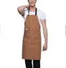 Barista Apron Denim Cafe Apron Kitchen Cooking Clothes Man Woman Aprons