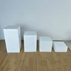 square perspex acrylic plinth pedestal white acrylic display riser