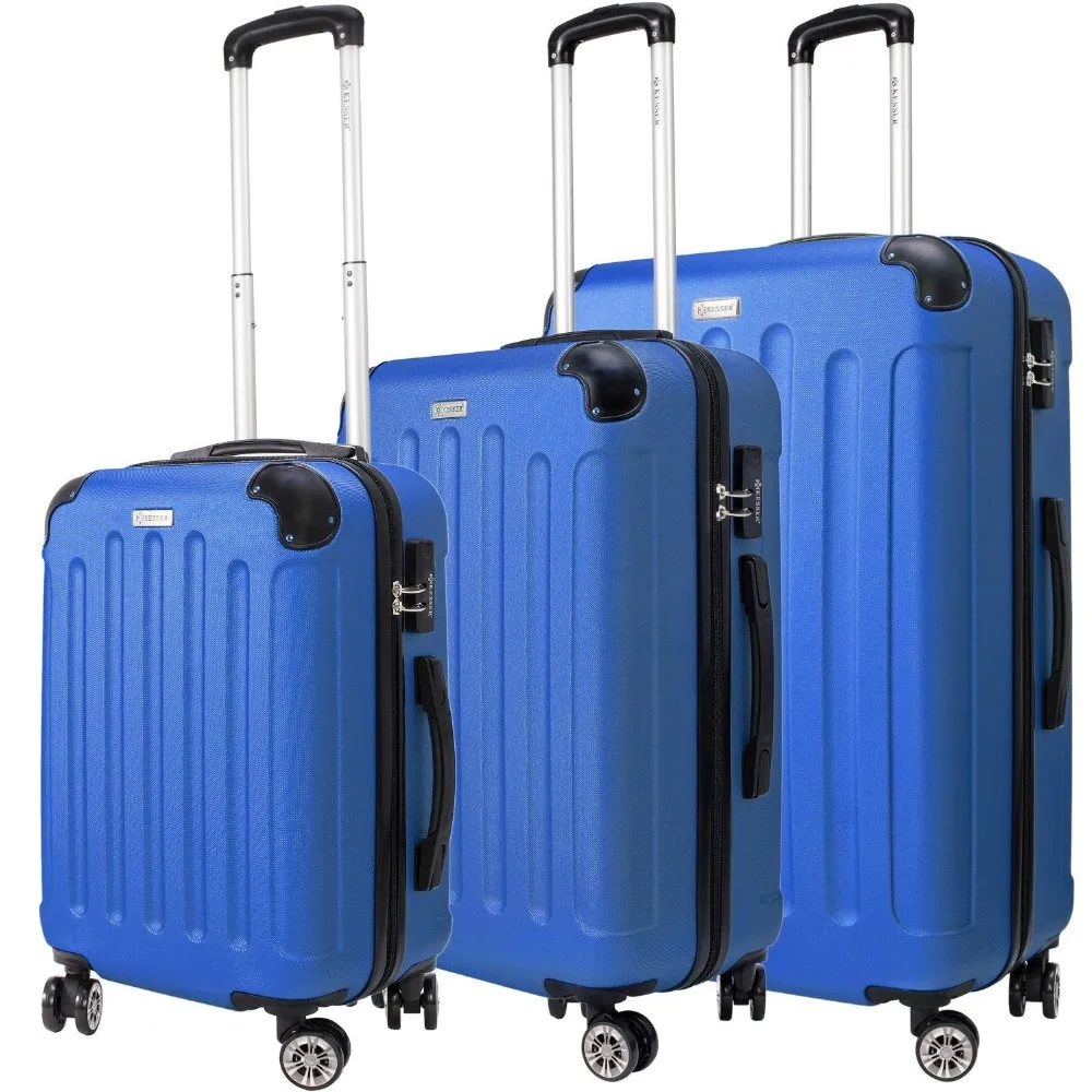 European Airlines 21" 25" 29" Luggage Set 3 Piece Suitcases Sets