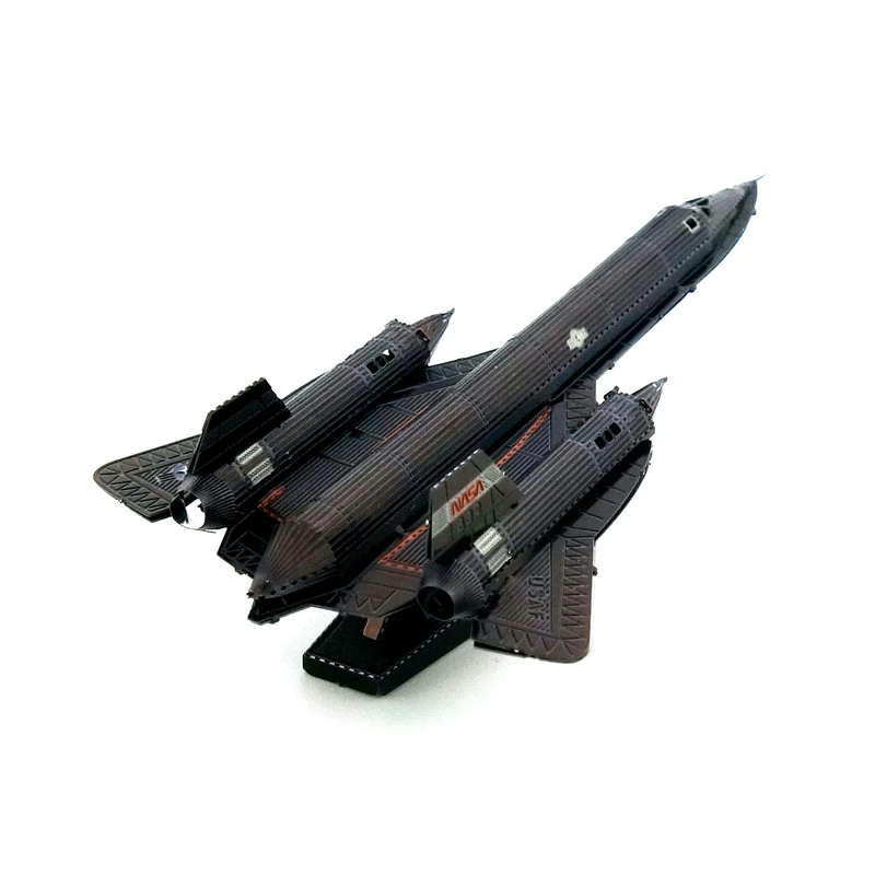 

OEM Printing Wholesale 3D Lockheed Blackbird Design Metal Adult Jigsaw Puzzle, Colours