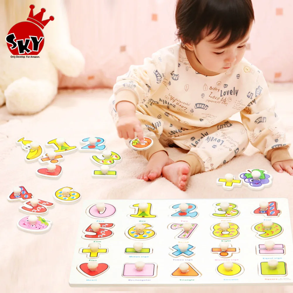 
Hot Hand Grab Board Set Educational Wooden Puzzles for Kids Cartoon Vehicle Marine Animal Puzzle Baby Toys wooden 