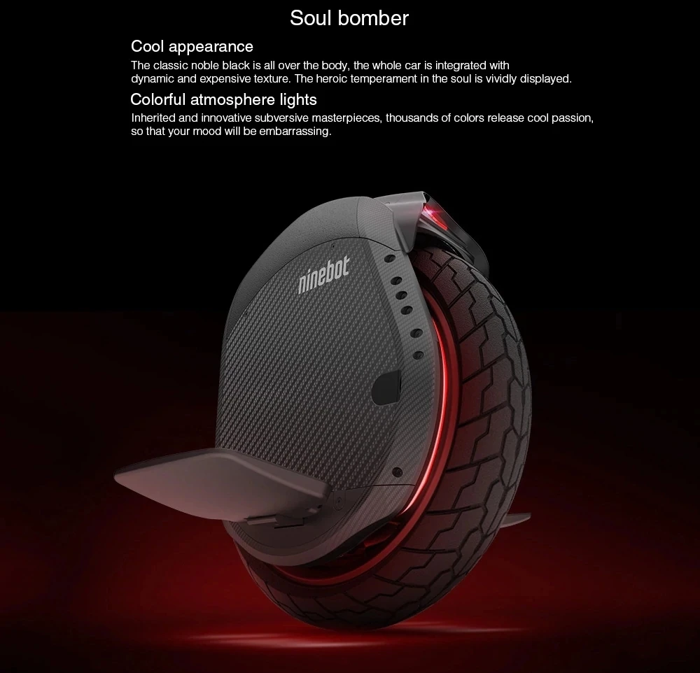 Original Ninebot One Z10 Self Balancing Wheel Scooter Electric Unicycle 1800W Motor Speed 45km/h golf self balance scooter