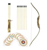 Handmade Wooden Kids Compound Bow Set Bow and Arrow