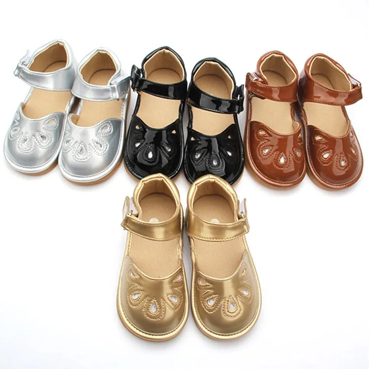 Pu Leather Genuine Leather Baby Squeaky Toddler Kids Sandals Buy