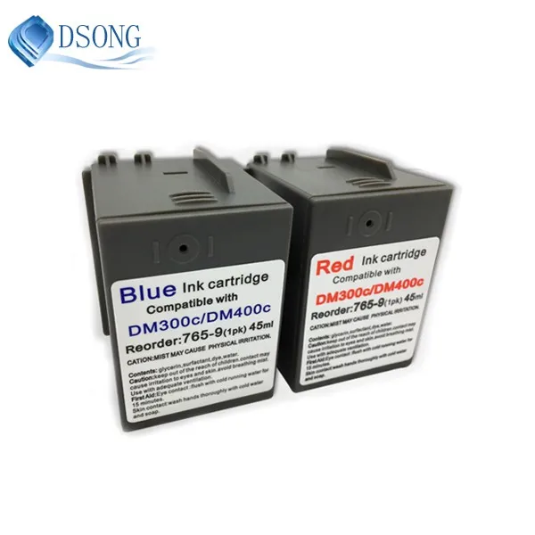 DSONG 765-9 Blue Postal Ink Cartridge for Pitney Bowes Stamp Machines
