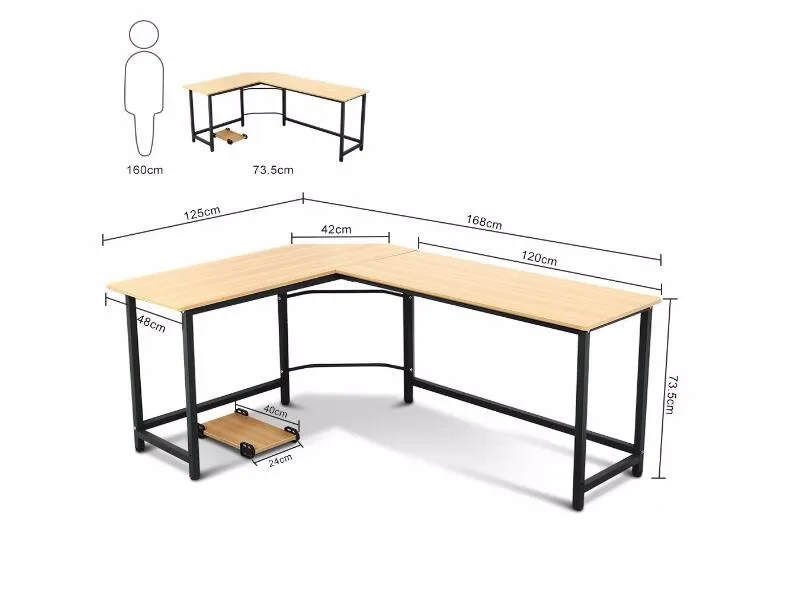 45 l shaped desk