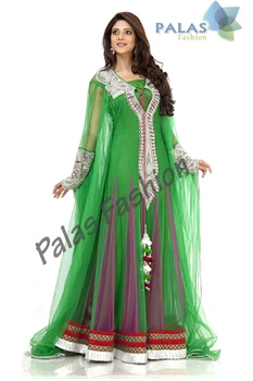 Hedendaags Royal Groene Bruiloft Kaftan Jurk-arabische Dubai Fancy Caftan RO-69